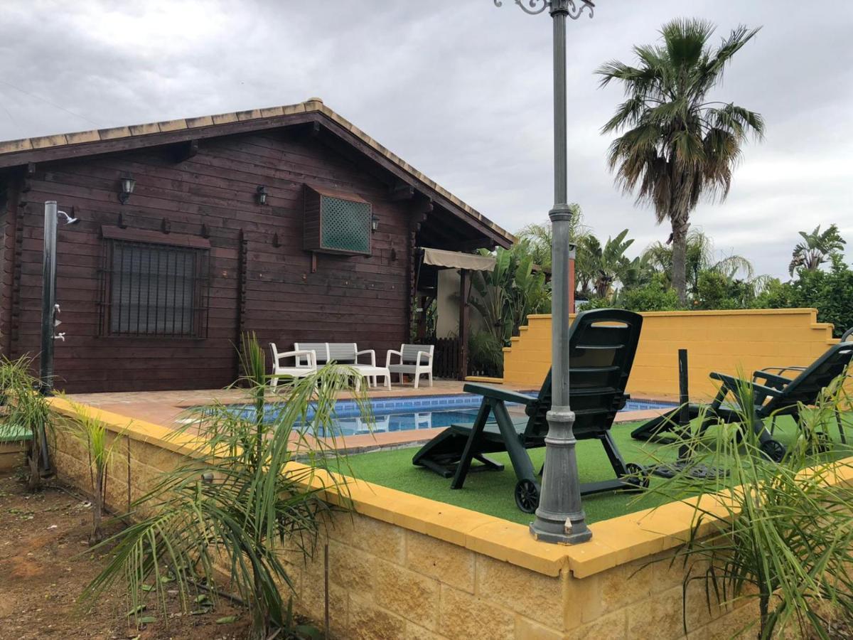 Vila Casa De Madera El Oasis El Palomar Sevilla Exteriér fotografie